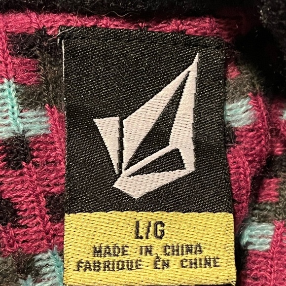 Volcom Rosewood Hooded Cowl Sweater Sz Large - Picture 8 of 8